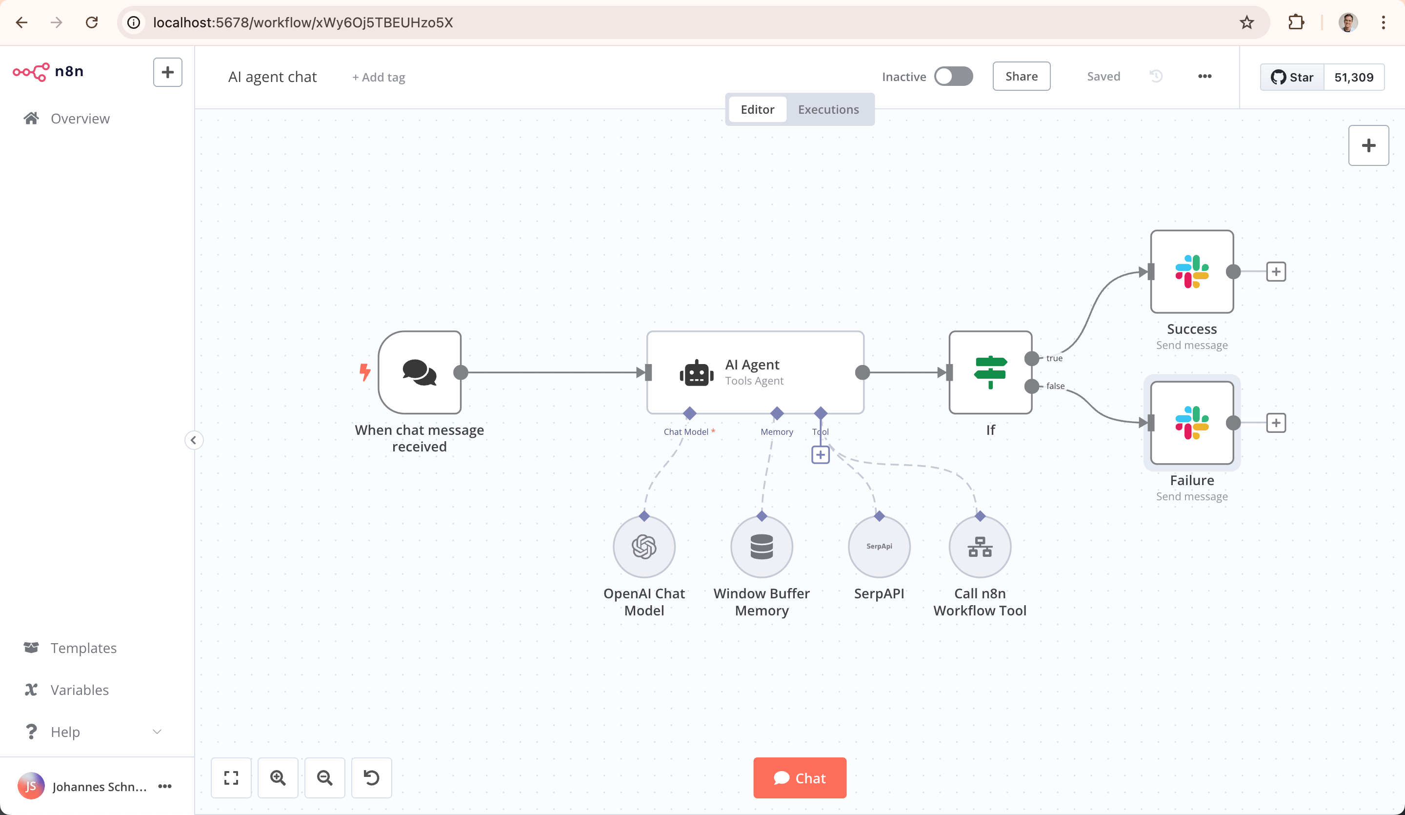 Illustration of n8n-style video automation workflow with webhook-driven processing